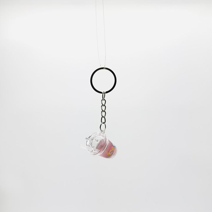 Set 30 Brelocuri Bubble Tea EFE UNIVERSE, 3D, Perle Bobba, Multicolor, 4-6 cm