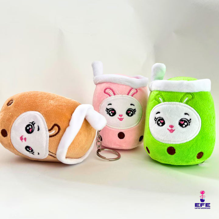 Set 30 Brelocuri Bubble Tea Colorate Cu Bobba, Animalute, Plus, EFE UNIVERSE, Diverse Modele Amuzante, Cadouri Creative Pentru Colectionari Sau Evenimente