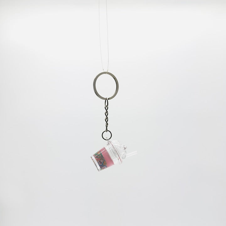 Set 30 Brelocuri Bubble Tea EFE UNIVERSE, 3D, Perle Bobba, Multicolor, 4-6 cm