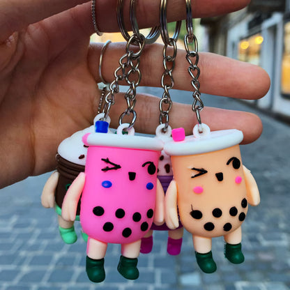 Set 30 Brelocuri Bubble Tea Colorate Cu Perle Tapioca, EFE UNIVERSE, Diverse Modele Amuzante, Cadouri Creative Pentru Colectionari Sau Evenimente