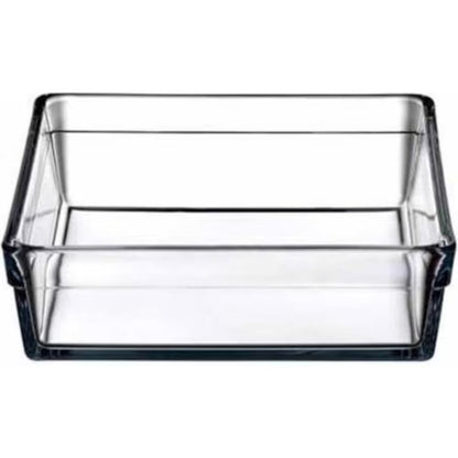 Tava dreptunghiulara din sticla termorezistenta, Pasabahce Borcam, 2.4L, ideala pentru gatit si servire