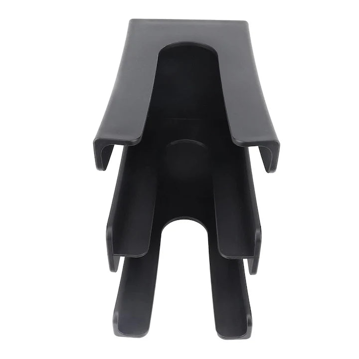 Organizator Negru cu 2 Compartimente pentru Pahare si Capace, Ideal pentru Baruri, Petreceri si Picnicuri