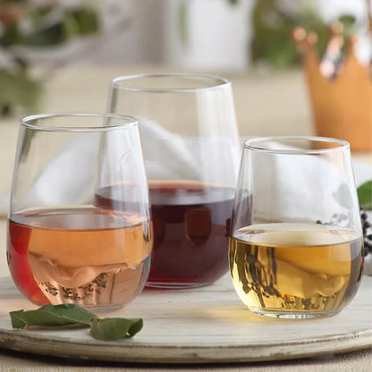 Set 12 Pahare Lav Gaia Din Sticla Transparenta, Trei Dimensiuni Diferite 360 Ml, 475 Ml Si 590 Ml, Potrivite Pentru Apa, Sucuri, Cocktailuri, Soft Drinks Sau Ceai Rece, Design Modern Si Elegant, Compatibile Cu Masina De Spalat Vase Pentru Utilizare Zilnic