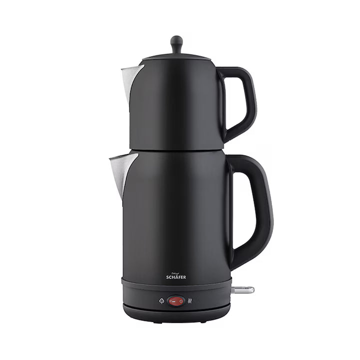 Ceainic Electric din Otel Inoxidabil Schäfer Mila, 2 in 1, 1.7 Litri, Eleganta si Performanta