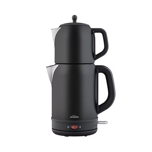 Ceainic Electric din Otel Inoxidabil Schäfer Mila, 2 in 1, 1.7 Litri, Eleganta si Performanta