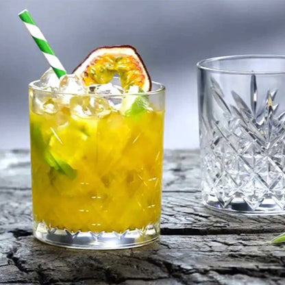 Set 4 Pahare Whisky Pasabahce Timeless, 345 ml, Sticla Cristalina, Design Elegant si Durabil