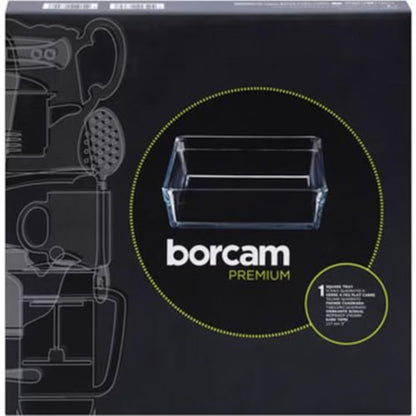 Tava dreptunghiulara din sticla termorezistenta, Pasabahce Borcam, 2.4L, ideala pentru gatit si servire