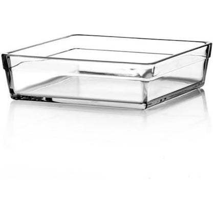 Tava dreptunghiulara din sticla termorezistenta, Pasabahce Borcam, 2.4L, ideala pentru gatit si servire