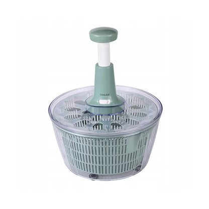 Centrifuga pentru Salata CRALEX Verdera - 5L, Fara BPA, Spalare si Uscare Rapida, Verde