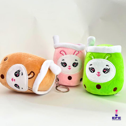 Set 30 Brelocuri Bubble Tea Colorate Cu Bobba, Animalute, Plus, EFE UNIVERSE, Diverse Modele Amuzante, Cadouri Creative Pentru Colectionari Sau Evenimente