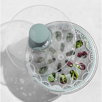 Centrifuga pentru Salata CRALEX Verdera - 5L, Fara BPA, Spalare si Uscare Rapida, Verde